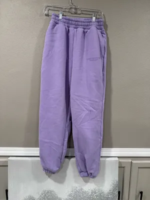 Comfrt Pastel Sweatpants Lavender Purple thumbnail 2