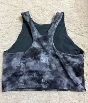 Athleta Marble / Tye-Die Cropped Tank Top thumbnail 2