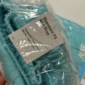 Nike Sweats Teal Light Tiffany Blue Like Size medium mid rise standard fit NEW thumbnail 5