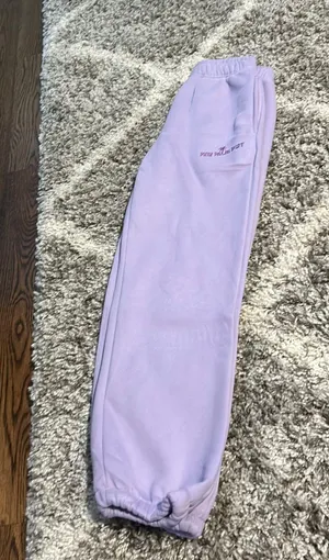 pink palm puff sweatpants thumbnail 1