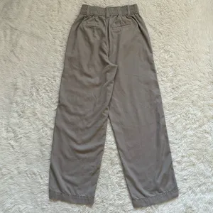 Madewell Pants Lanie Pleat Front Straight Leg High Waist Pumice Sz 0 thumbnail 5