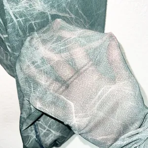 Nike Power Pocket Hyper Mesh Mint Tulle Training High Rise Tight thumbnail 5