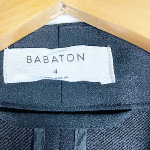 Babaton Aritzia Power Hip Open Front Blazer Jacket Solid Black 4 thumbnail 2