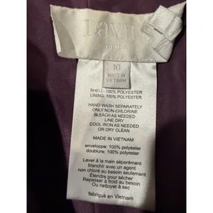 David’s Bridal Strapless Long Chiffon Bridesmaid Prom Party Dress Plum Size 10 thumbnail 7