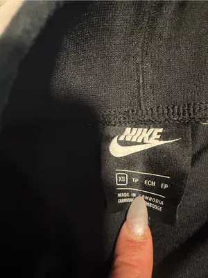 Nike Black Leggings with White Nike Air Logos thumbnail 3