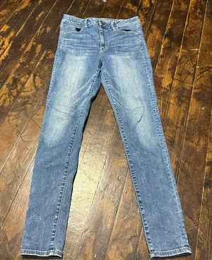 American Eagle distressed normcore 10 long jeggings thumbnail 1
