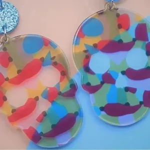 Handmade The skulls‎ Earrings thumbnail 2