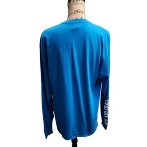 Gildan Carolina Long Sleeve T-Shirt Graphic‎ Tee Casual Top Large thumbnail 2