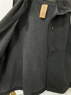 Duluth Trading Co Sweater Vest Fleece‎ Heathered Black Relaxed Fit Size XL thumbnail 4