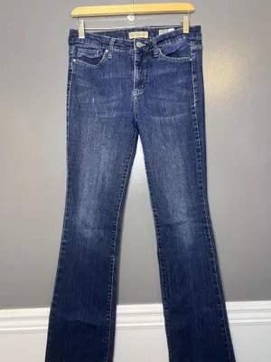 Nine West Vintage America Slim Bootcut Jeans Womens 8/29 Medium Wash Blue Denim thumbnail 2