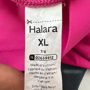 965 | Halara Scrunch Butt High Waisted Pockets‎ 7/8 Leggings Hot Pink Womens XL thumbnail 3
