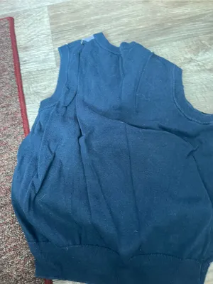 Brandy Melville Navy Argyle V-Neck Sweater Vest thumbnail 6
