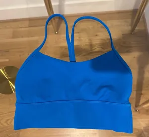 Lululemon Flow Bra Poolside Longline Y thumbnail 1