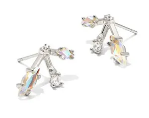 Kendra Scott Meridith Ear Climber Earrings - Silver thumbnail 1