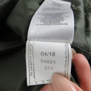 Ralph Lauren Women's Olive Green Long Puffer Coat Fur Hood Medium Down Filled thumbnail 11