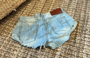 One Teaspoon Blue Denim Shorts Size 26 thumbnail 7