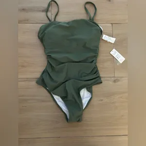Cupshe NEW Swimsuit 1 Pc Bathing Suit Square Neck Cutout Back Tummy Control M thumbnail 5