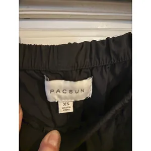 PacSun Womens Black Cargo Parachute‎ Pants Elastic Waist XS New With Tags thumbnail 5