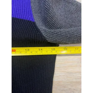 Lauren Ralph Lauren Colorblock Turtleneck Sweater Large Ribbed Knit thumbnail 5