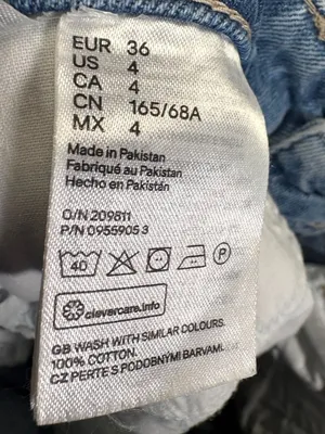 Lee HM High Waist Wide Leg Jeans Size 4 thumbnail 8