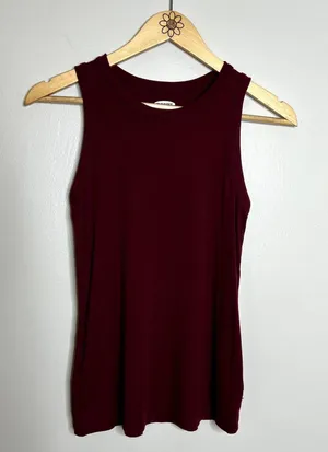 Old Navy Maroon Tank Top thumbnail 1