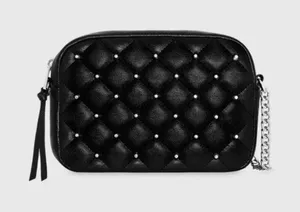 Rebecca Minkoff Diamond Quilt Studded Top Zip Crossbody Bag NWOT thumbnail 1
