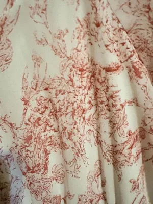 Baltic Born Cream and Peach Floral Tiered Maxi Dress Sz XL thumbnail 6