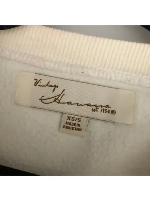 Vintage Havana St. Tropez White Crewneck Sweatshirt With Blue Lettering thumbnail 7
