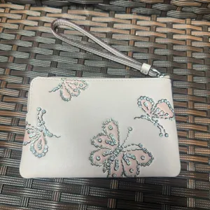 coach Corner Zip Wristlet With Sparkly Butterfly Print ccj72 thumbnail 2