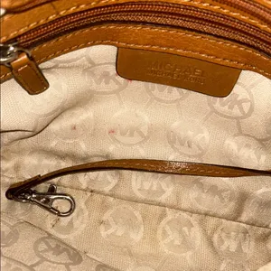 Michael Kors Tan Leather Handbag thumbnail 16
