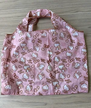 Hello Kitty Pink Foldable Shopper Tote thumbnail 1