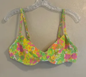 NWT Kulani Kinis Wildest Dreams Underwire Bikini Top sz XL thumbnail 1