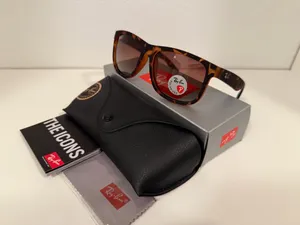 Ray-Ban Justin Havana Polarized Matte Sunglasses thumbnail 2