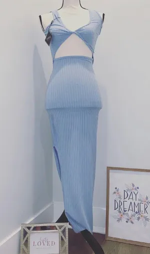 Zaful Blue Midi Dress thumbnail 1