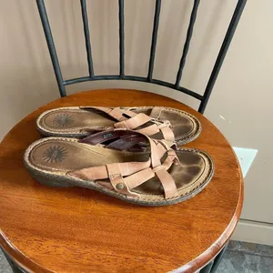 Ugg Lanni Leather‎ Sandals in Caramel Size 9 thumbnail 5