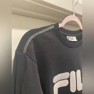 Vintage 90s FILA Black & White Pullover Sweater Sweatshirt thumbnail 4