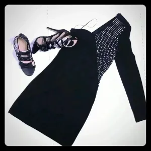Express Black Cocktail Dress Sz 0‎ thumbnail 1
