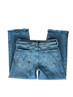 Mother Denim Women’s The Mid Rise Rambler Zip Ankle Jeans Out Of The Blue Sz 32 thumbnail 10