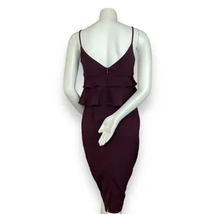 Gianni Bini Molly‎ Dress Women Size 2 Peplum Ruffle Waist Strappy NWT Small Flaw thumbnail 4