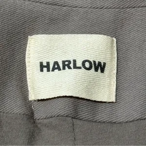 Harlow Vintage Y2K Women’s Size XS Tan Nude Beige Cotton Trench Coat Jacket thumbnail 8