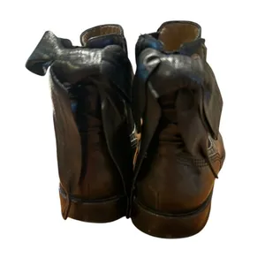 Valentino Black Leather Bow Ankle Boots – Women’s 36.5 (US 6.5) FLAW thumbnail 3