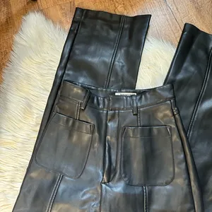 HOUSE OF CB Grainne Black Vegan Leather Pants thumbnail 8