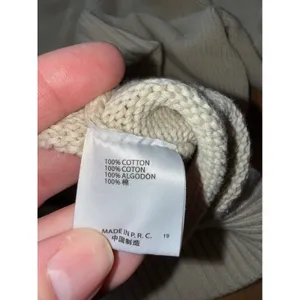 Brandy Melville Sweater Womens One Size Creak 100% Cotton Knit Crewneck classic‎ thumbnail 5