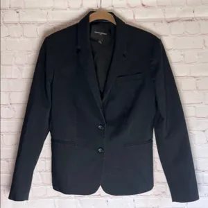 Banana‎ Republic Classic Black Blazer Jacket Womans Size 6 thumbnail 1