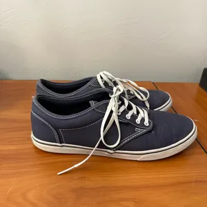 Vans TB4R Women’s Sneaker Navy Blue Lace Up Low Top Skate Casual‎ Canvas 9.5 thumbnail 4