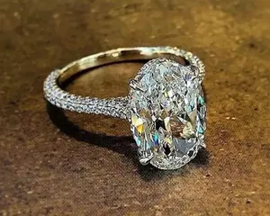 2ct solitaire Diamond Cz ring thumbnail 1