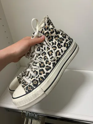 Cheetah Print Converse High-Top thumbnail 3