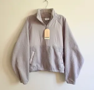 Target Viral exclusive Blogilates Campfire High Pile Fleece Full Zip Jacket thumbnail 1