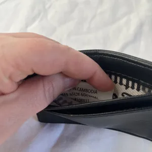 Juicy Couture Black Faux Leather Card Holder Wallet thumbnail 4