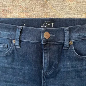 Classic Denim Dark Wash Skirt with Stretch thumbnail 2